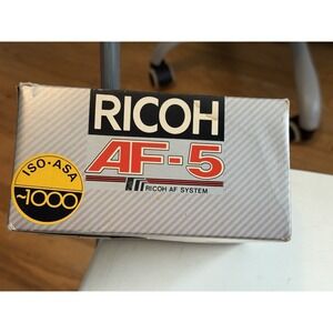 RICOH AF-5 35mm Camera, With Manual And Box , Read Description